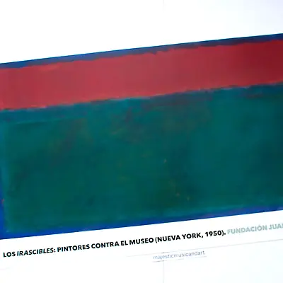 Large Mark Rothko Original 2020 Exhibition Poster • $150