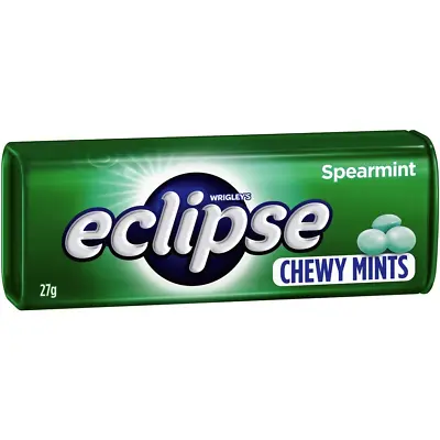 Wrigleys Eclipse Chewy Mints Spearmint Tin 27g X 20 Tins • $25.60