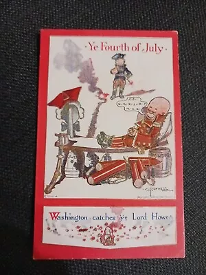 Vintage Political And Fourth Of July Postcards. (4) • $10
