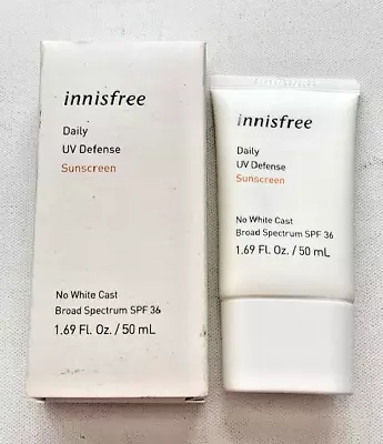 Innisfree Daily UV Defense Sunscreen Broad Spectrum SPF 36 (1.69oz/ 50ml) • $10