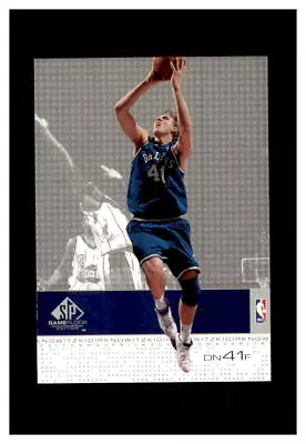 Dirk Nowitzki Dallas Mavericks Upper Deck 2000-01 Sp Game Floor Edition #12 • $1.99