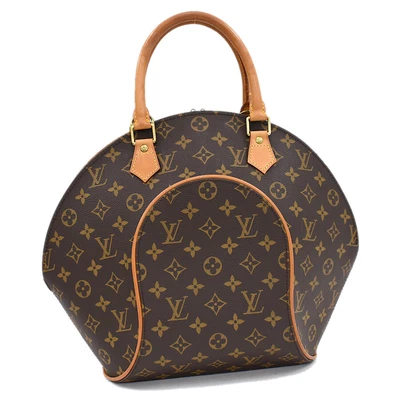 £566.70 • Buy Auth LOUIS VUITTON Monogram Ellipse MM M51126 Hand Bag Brown Canvas A-w27