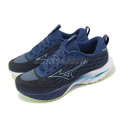 Mizuno Wave Inspire 20 SSW Navy White Men Road Running Jogging Shoes J1GC2413-03 • $119.99