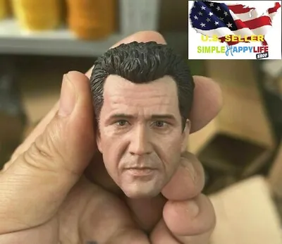 1/6 Mel Gibson Head Lethal Weapon For 12  Male Figure Hot Toys Phicen ❶USA❶ • $33.40