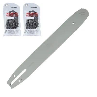 £26.50 • Buy Guide Bar & 2 Chains To Fit STIHL 024 025 026 MS240 MS241 MS250 MS260 MS261