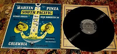 South Pacific Martin/Pinza Original Soundtrack LP Columbia 4180 VG • $4