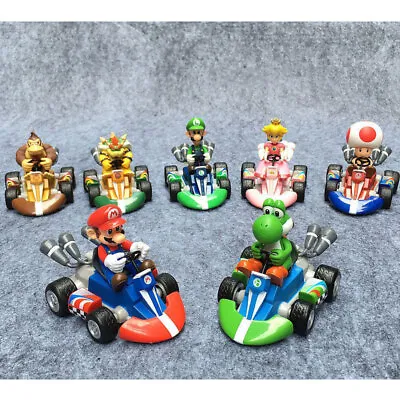 Super Mario 12cm Kart Pull Back Racer (7 Characters Available) • $13.99