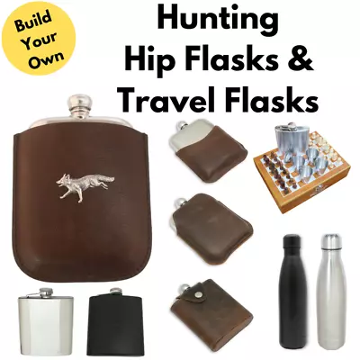 Hunting Hip Flasks & Travel Flasks Engraved Gifts • £24.99