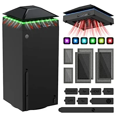 Cooling Fan Dust Proof For Xbox Series X Console With Colorful Light • £36.99