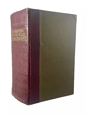 Mrs Beeton's Book Of Household Management. 1926 1927 1932 1938 1939 • $62.24