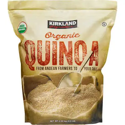 $32.89 • Buy Kirkland Signature Organic Quinoa Quality 2.04Kg Pantry Grain Meal Super Food