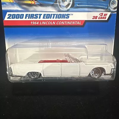 2000 Hot Wheels First Editions 1964 Lincoln Continental Convertible • $3