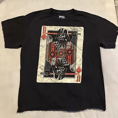 Fifth Sun X Star Wars - Black Darth Vader - Playing Card T Shirt - Men's Large • $9.99