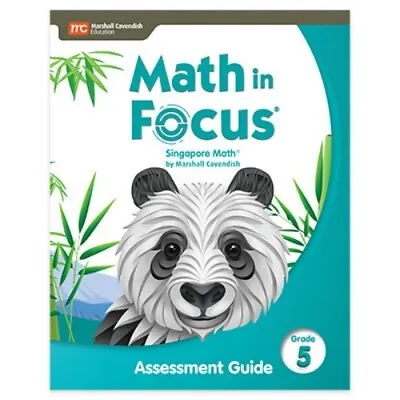 $17.99 • Buy Grade 5 Math In Focus Assessment Guide Student Edition 2020 Singapore