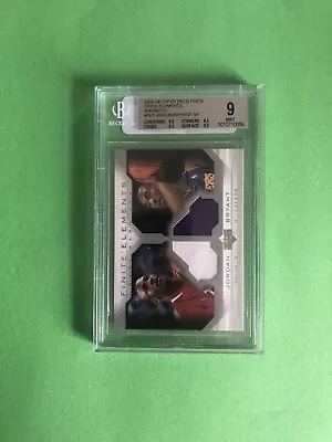 2003-04 Upper Deck Finite Elements Warmups Kobe / Jordan BGS 9 • $2599.99