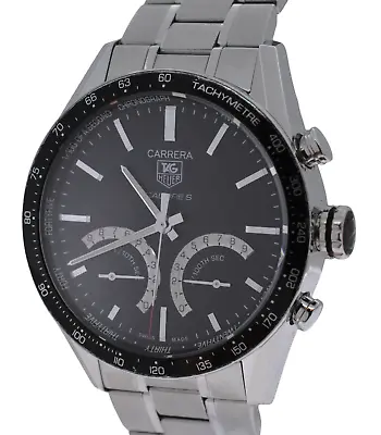 Men's Tag Heuer Carrera 43mm Calibre S Quartz Chronograph Watch Ref: CV7A12! • $1199.95