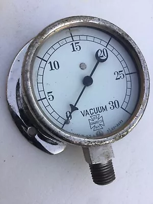 $250 • Buy Us Vacuum Gauge Prewar Race Car Speedster Trog Runabout Brass Era Stutz Auburn