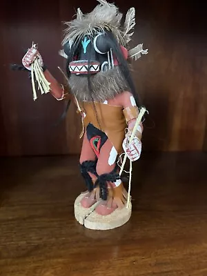 Vintage 1980’s Hopi Kachina Black Ogre 9”Signed • $75