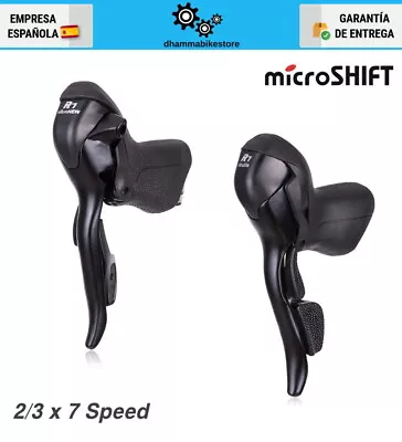 Microshift Micronew 2/3x7 8 9 10 Speed Road Bike Shifter Brake Levers Set • $78.49