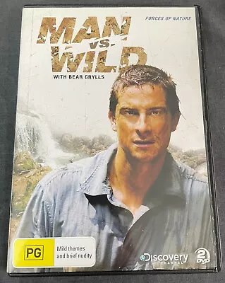 Man Vs Wild Forces Of Nature - 6 Episodes From Season 3 - DVD - Region R4 • $1.30