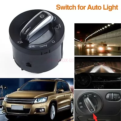 Car Headlight Fog Light Switch For VW Golf MK5 MK6 Passat B7 B6 CC Jetta Touran • $11.97