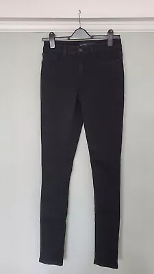 Long Tall Sally Black Skinny Jeans - Size 12 Leg Length 36  • £10