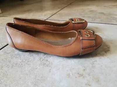 Mossimo Davina Women's Shoes Beige Leather Upper Flats Size 6.5  • $15.30