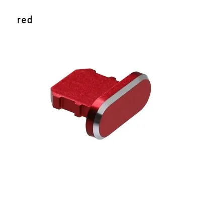 Red Anti Dust Plug Charger Port Cap For Iphone 6 7 8 X XS 11 12 13 SE Pro Max • £1.79