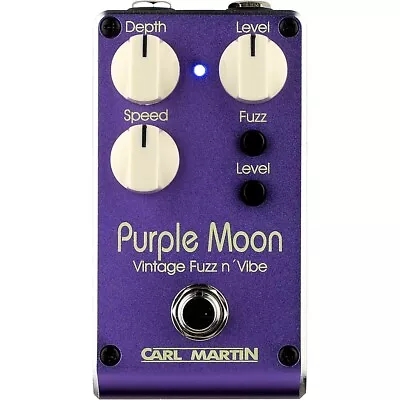 Carl Martin Purple Moon V2 Vintage Fuzz And Vibe Effects Pedal LN • $122.32