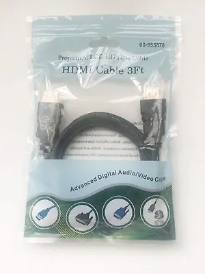 PREMIUM HDMI CABLE 3FT For BLURAY 3D DVD PS3 HDTV XBOX LCD HD TV 1080P LAPTOP PC • $3.33