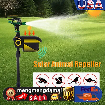 Automatic Motion Sensor Animal Drive Repellent Deterrent Sprinkler Water Sprayer • $41