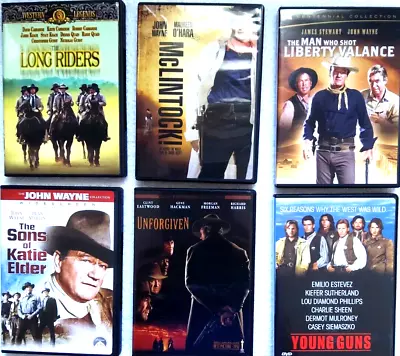 Western Movie DVD Lot Of 6 Very Good Condition • $13.49