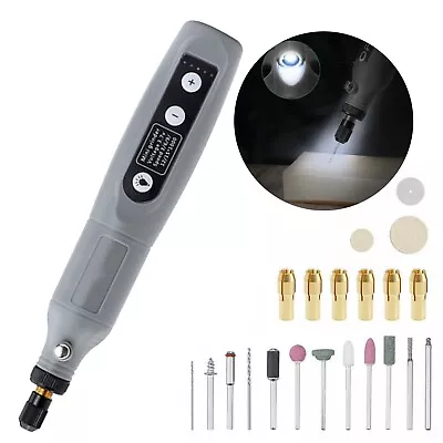 Cordless Electric Mini Drill Grinder Engraving Pen Variable Speed Rotary Tools • $21.06