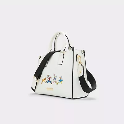 ALDO X Disney Tote Crossbody BaG Handbag Minnie Mickey Mouse WHITE • $95.99