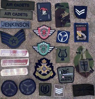 Various Military Patches And Slides  • £10