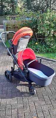 ICandy Orange 4 Double Buggy With 2 Carrycots/bassinets. Excellent Condition.   • £350