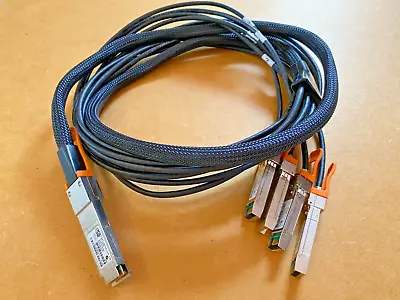 Genuine Cisco 3m 40GB QSFP To 4 X 10GB SFP+ Breakout Cable (QSFP-4SFP10G-CU3M) • $24.95