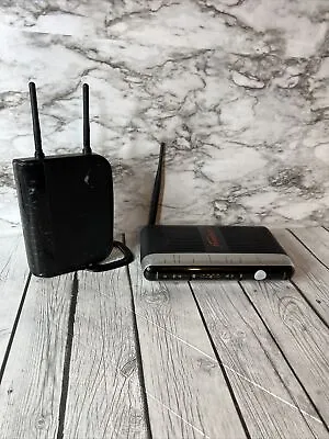 Frontier Actiontec MI424WR Rev. F Router And Belkin F5d8253-4 V2 FOR PARTS • $10