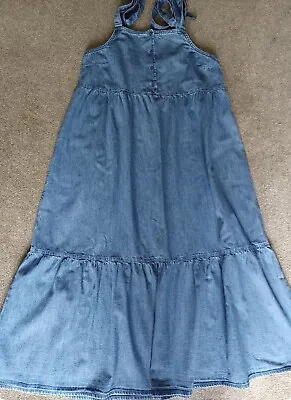 £9.99 • Buy ASOS Denim Midi Dress Size 14