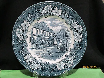 Royal Tudor Ware. Coaching Taverns. Dinner Plate. (25cm). Made In England.  • £9.30