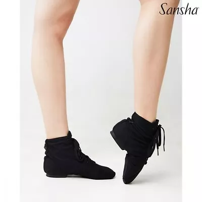 SANSHA Women's Size 3 Soho Lace-up Jazz Shoes New With Tag • $18