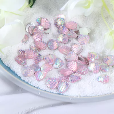  50 Pcs Desktop Decoration Handicraft Gems Crystals Light Pink Color Vase • £7.18