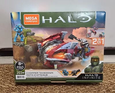 Mega Construx Halo Chopper Takedown Vehicle Halo Infinite Brand New Sealed • $42.35