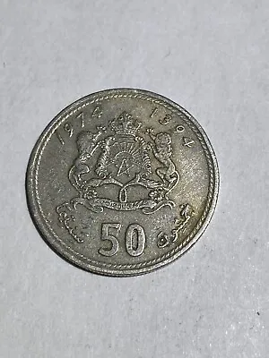 1974 - Morocco - 50 Centimes - Nice Coin! • $2.17