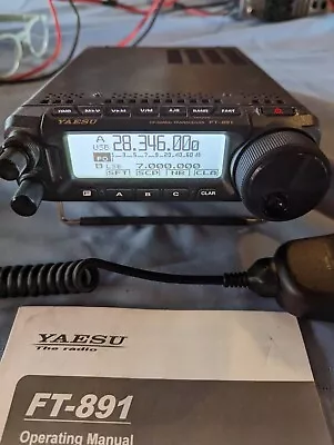Yaesu FT-891  100W Mobile Ham Radio Transceiver All HF Bands And 6 Meters. • $511