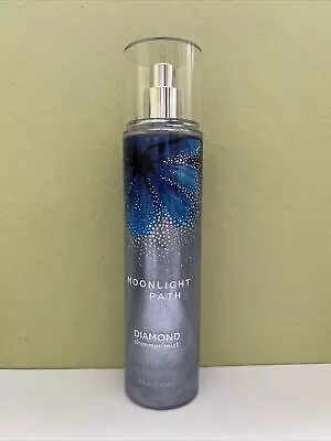 (1) Bath & Body Works MOONLIGHT PATH Diamond Shimmer Fragrance Mist 8oz NEW • $34.95