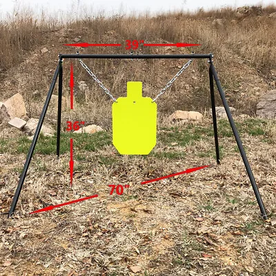 Highwild AR500 Steel Shooting Target Stand System(StandChain Kit&12 X20  Torso) • $135