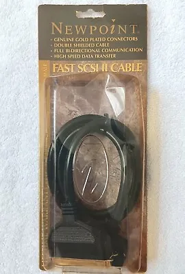 Newpoint Fast Scsi II Cable Male/male For Pc Or Mac • $15