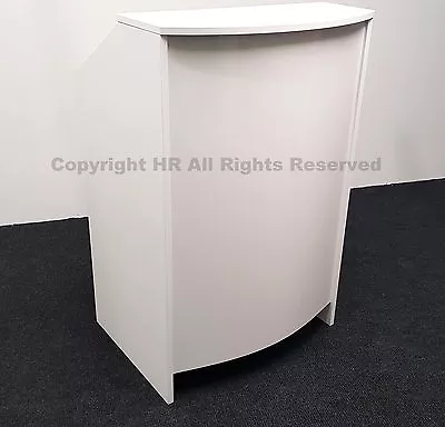 Reception Desk  Salon Reception Table White Quality Spa Beauty  • £349.99