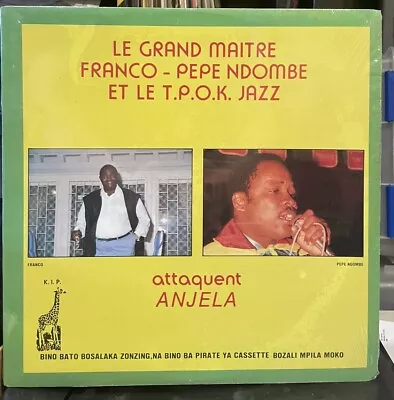 Le Grand MAITRE FRANCO Pepe Ndombe Et Le T.P.O.K. JAZZ LP Rare AFRO KIP • $39.99